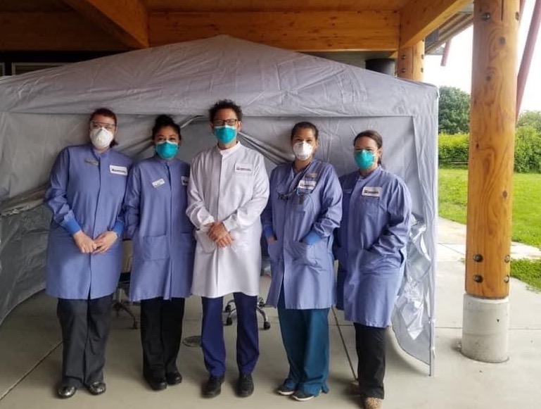 Adapting to Coronavirus, Swinomish Indian Tribal Community Dental Therapists Provide Outdoor Dental Care