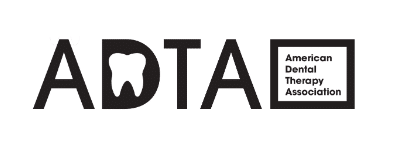 American Dental Therapy Association black and white logo